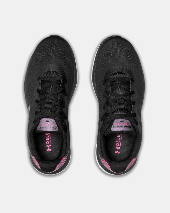 Women's UA Charged Impulse 2 Chroma Running Shoes, Black, pdpMainDesktop image number 2